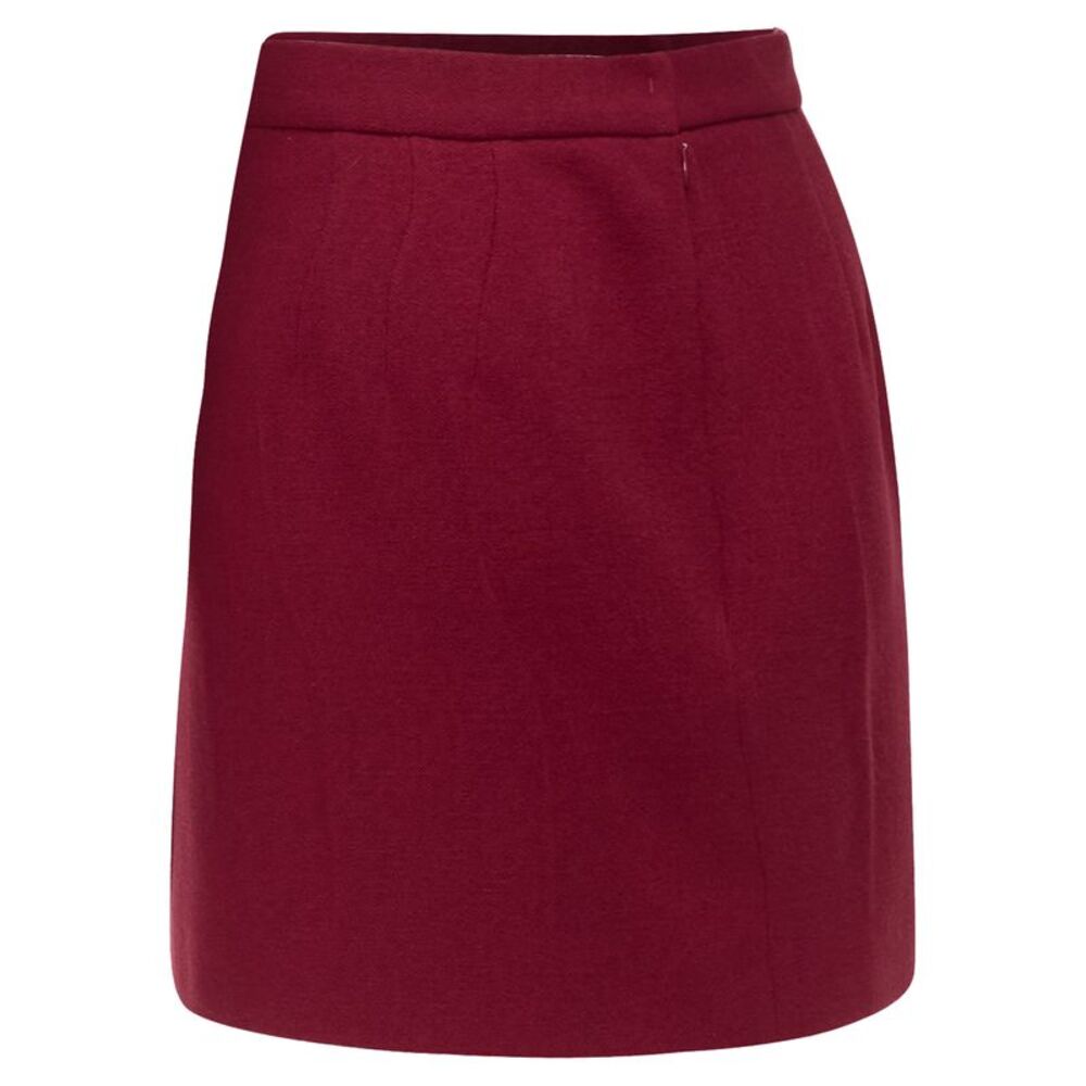 Prada Wool Blend Crepe Mini Skirt - Picture 6 of 6